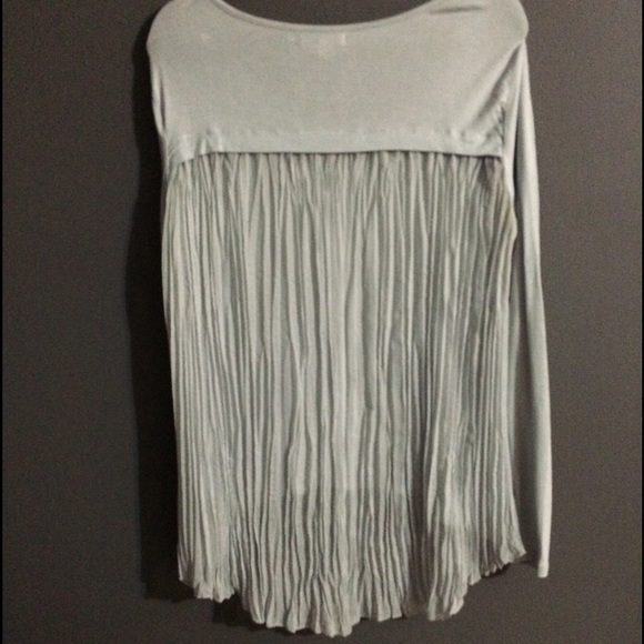 Sheer chiffon back top