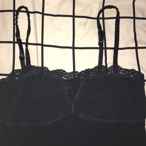 American Eagle Black Lace Tank
