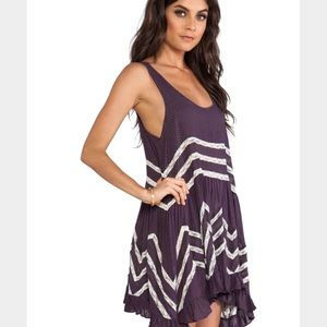 REDUCED TODAY-Free  people trapeze voile lace slip