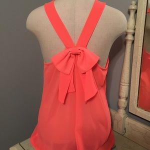 Charlotte Russe Bow Tank top