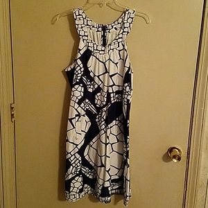 J.Crew Knee Length Turtle Print Dress