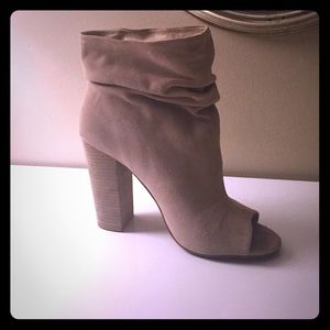 New peep toe booty from Nordstrom