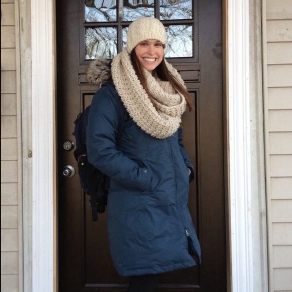 SOLD North Face down long winter coat - Picture 1 of 4