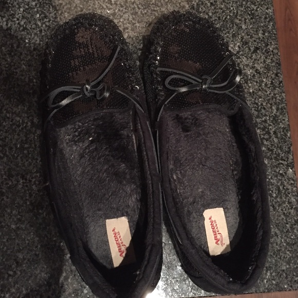 Sequin Arizona slip on shoes. Women's.