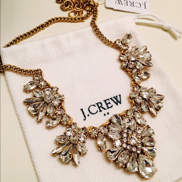 {J. Crew} NWT Crystal Statement Necklace