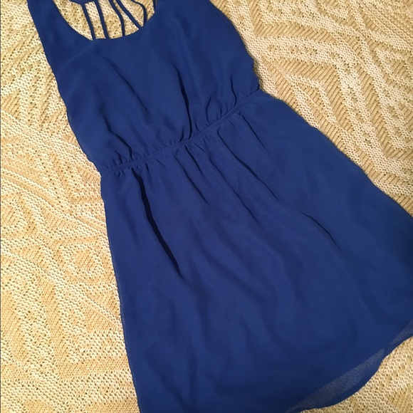 blue summer dress