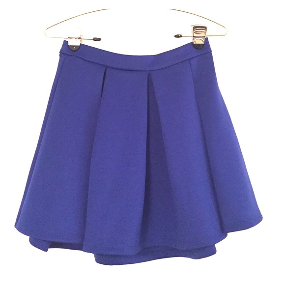 Blue Mini Skirt