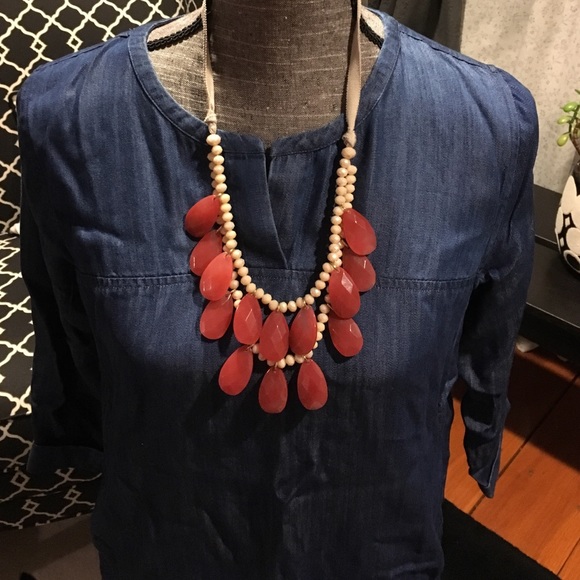 LOFT Tops - Denim tunic
