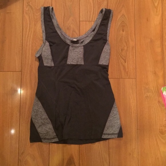 Lululemon Black Grey Tank