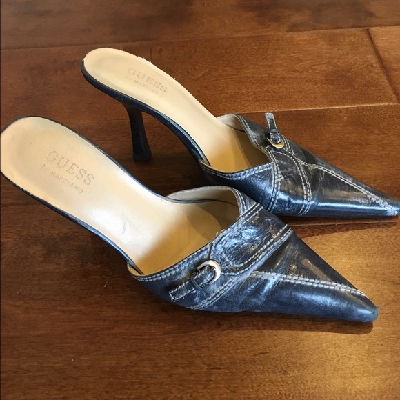 Guess Blue Heels. Size 6.