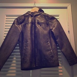 Boys Urban Republic Faux Leather Jacket