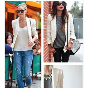 The Limited cream blazer