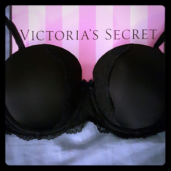 NWOT Victoria's Secret black multi-way bra 32DDD