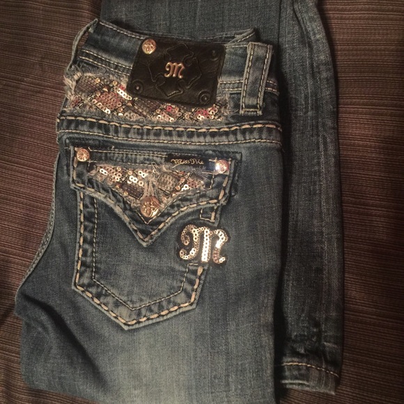 Miss Me denim blue jeans