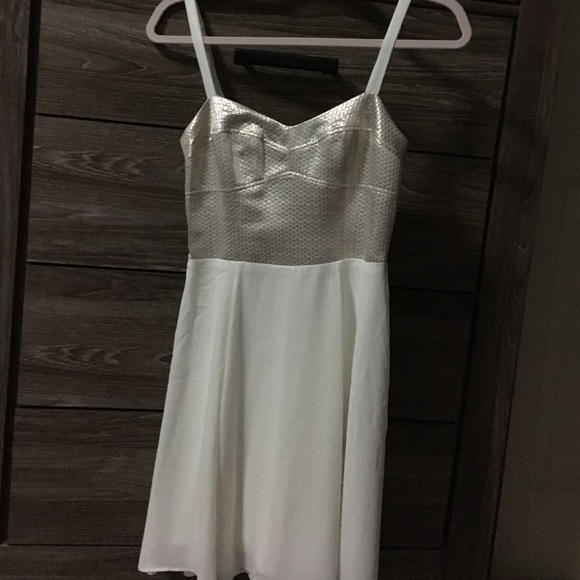 Express cream dress