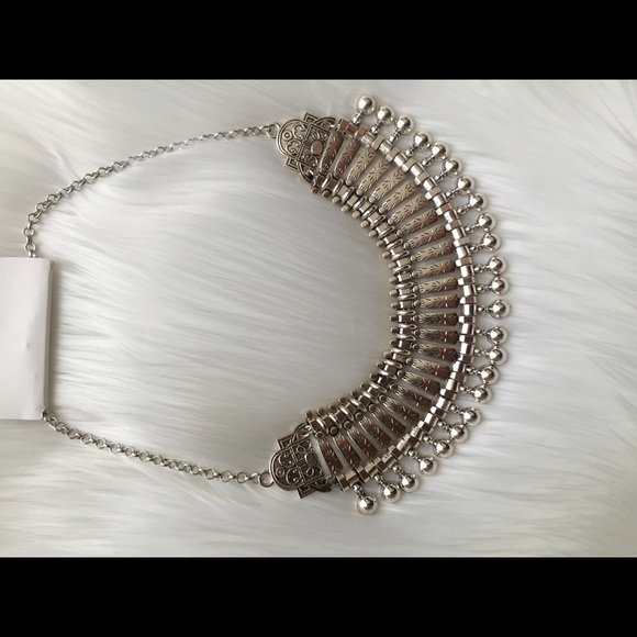 Boho silver necklace - Picture 2 of 4