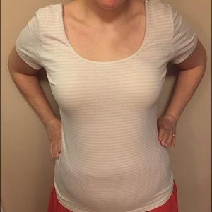 Old Navy Striped Scoop Neck T-shirt