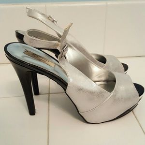 Silver heels