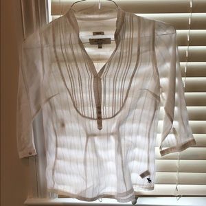White Abercrombie blouse