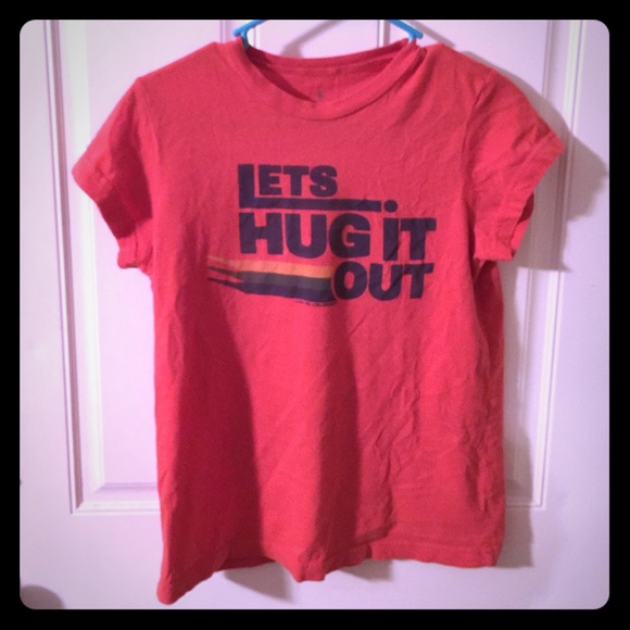 DELIA'S "Let's hug it out" tee shirt