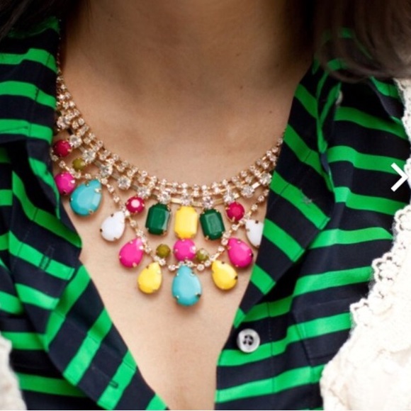 Luxe Rhinestone Jewel Necklace - Picture 4 of 4
