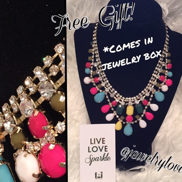 Luxe Rhinestone Jewel Necklace