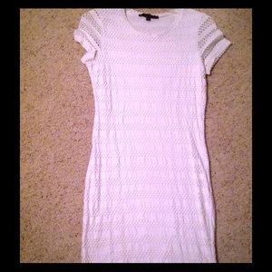White bodycon dress
