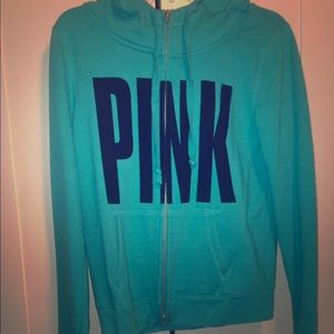 VS PINK Teal Hoodie