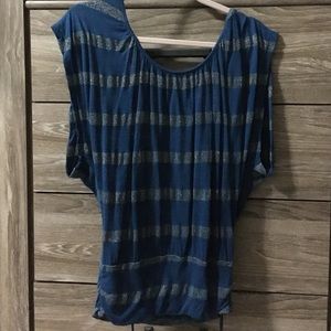 Express shirt with open back