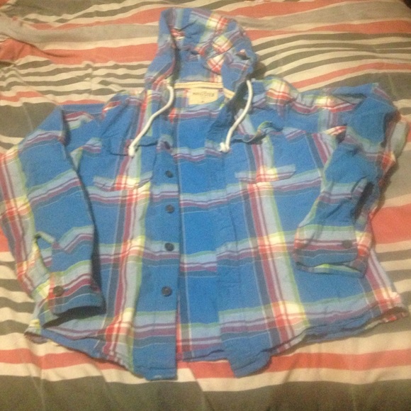 Blue hollister jacket - Picture 1 of 4