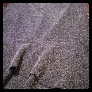 Fish tail/high low dark gray skirt