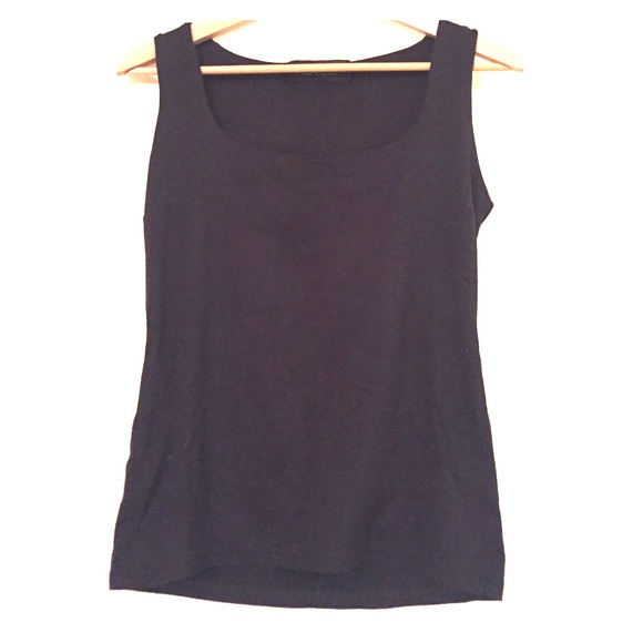 Zara basics black tank top