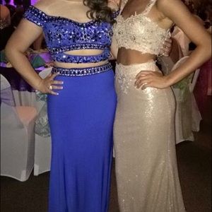 Blue prom dress