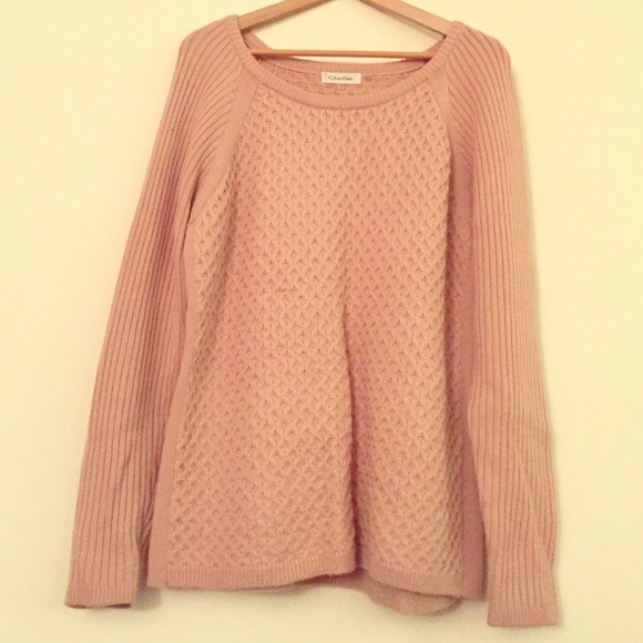 Calvin Klein rose colored sweater