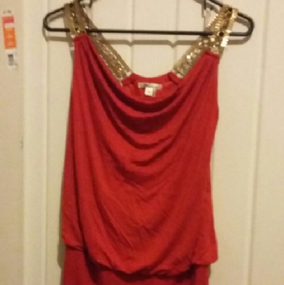 Red mini dress - Picture 1 of 3