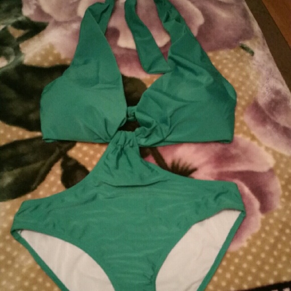 Bnwot Kelly Green one piece