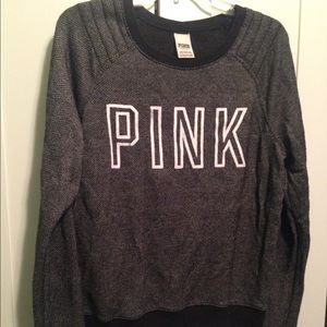 VS PINK Grey/Black Pullover