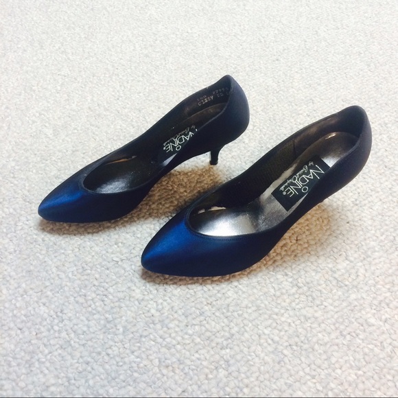 Nadine by Bridal Originals blue heels - Picture 4 of 4