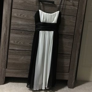 Black and white dress