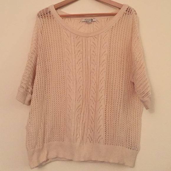Forever 21 crocheted sweater
