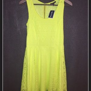 Neon Yellow Dress by Express