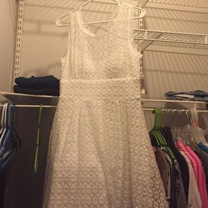 White lace dress