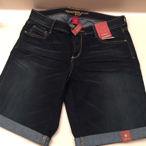 Arizona Denim Deep Blue Shorts - Picture 2 of 4