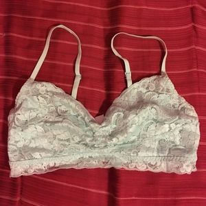 Mint lace bralette