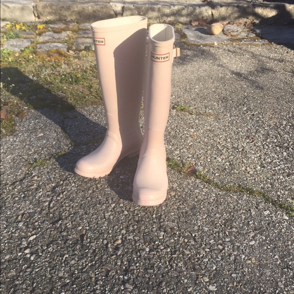 Pale or soft Pink Authentic Hunter Boots