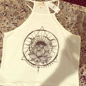 LA Hearts lotus tank NWT!