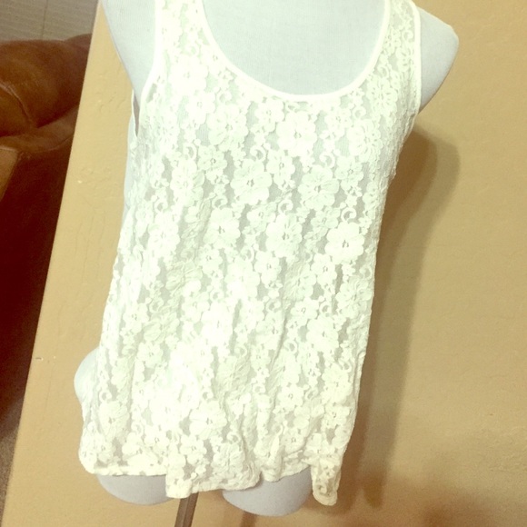 Forever 21 lace front tunic