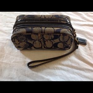 ✨RARE✨ Authentic Coach Denim Pouch Wristlet