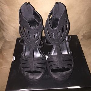 Torrid Black T- Strap heels