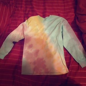 Tie dye long sleeve tshirt